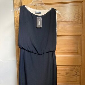 Couture Louis Feraud black cocktail dress 100% silk